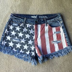 Stars and Stripes Jean shorts